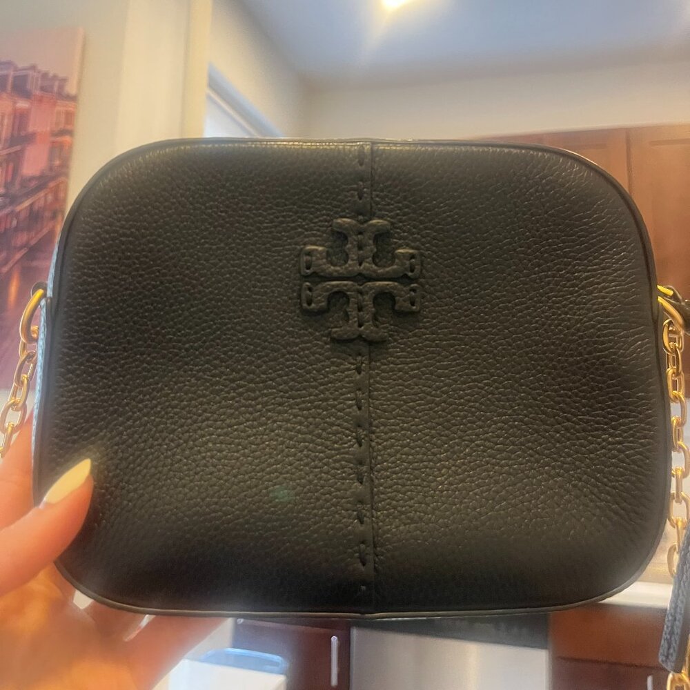 Brand New Never Used Tory Burch McGraw Camera Bag
